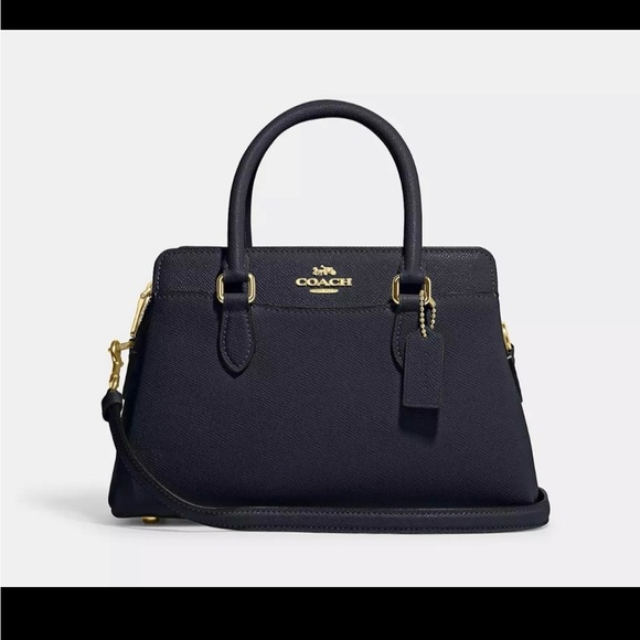 Coach Handbags - Coach Mini Darcie Carryall in crossgrain leather